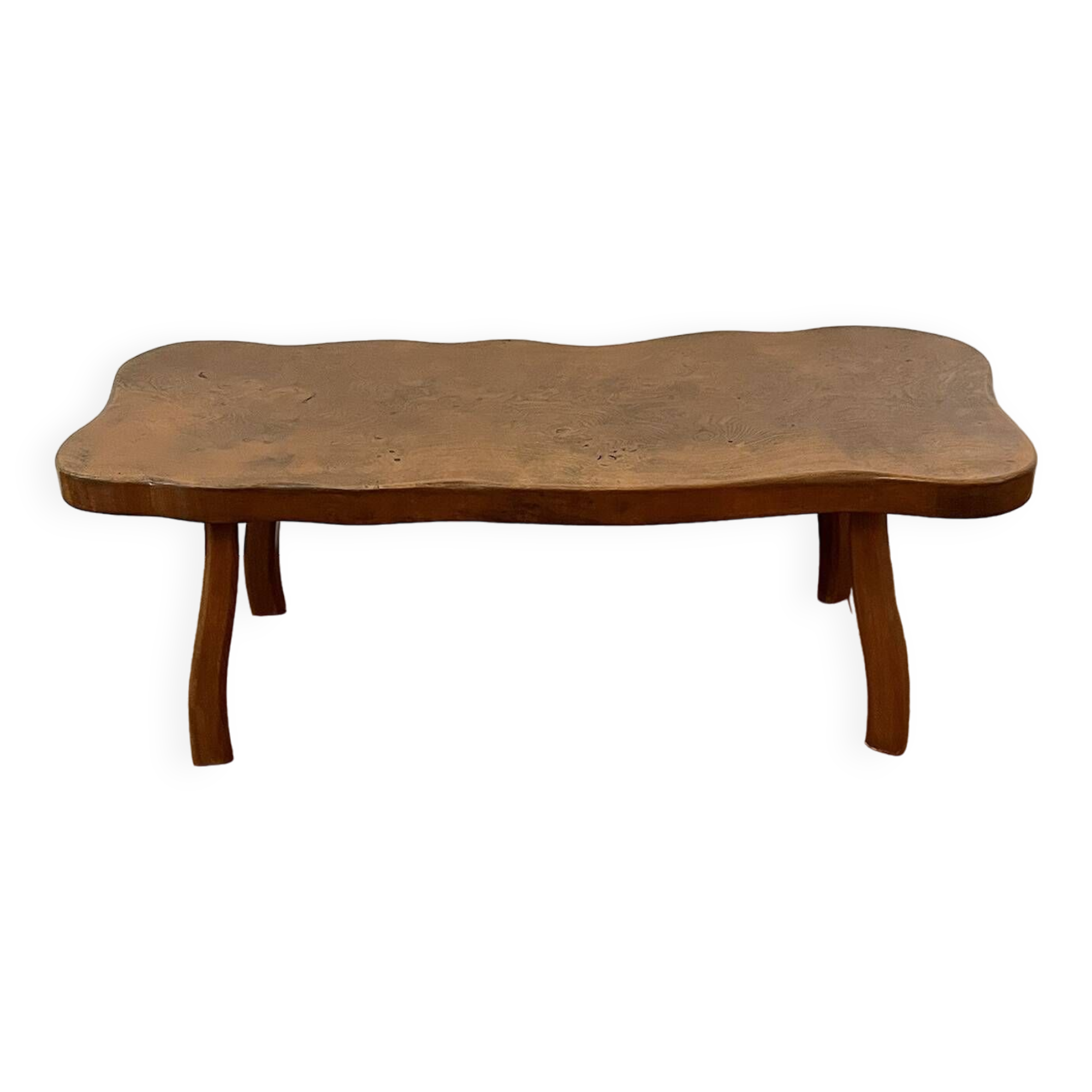 Coffee table with organic shapes