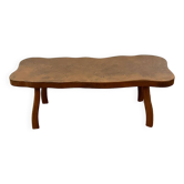 Coffee table with organic shapes