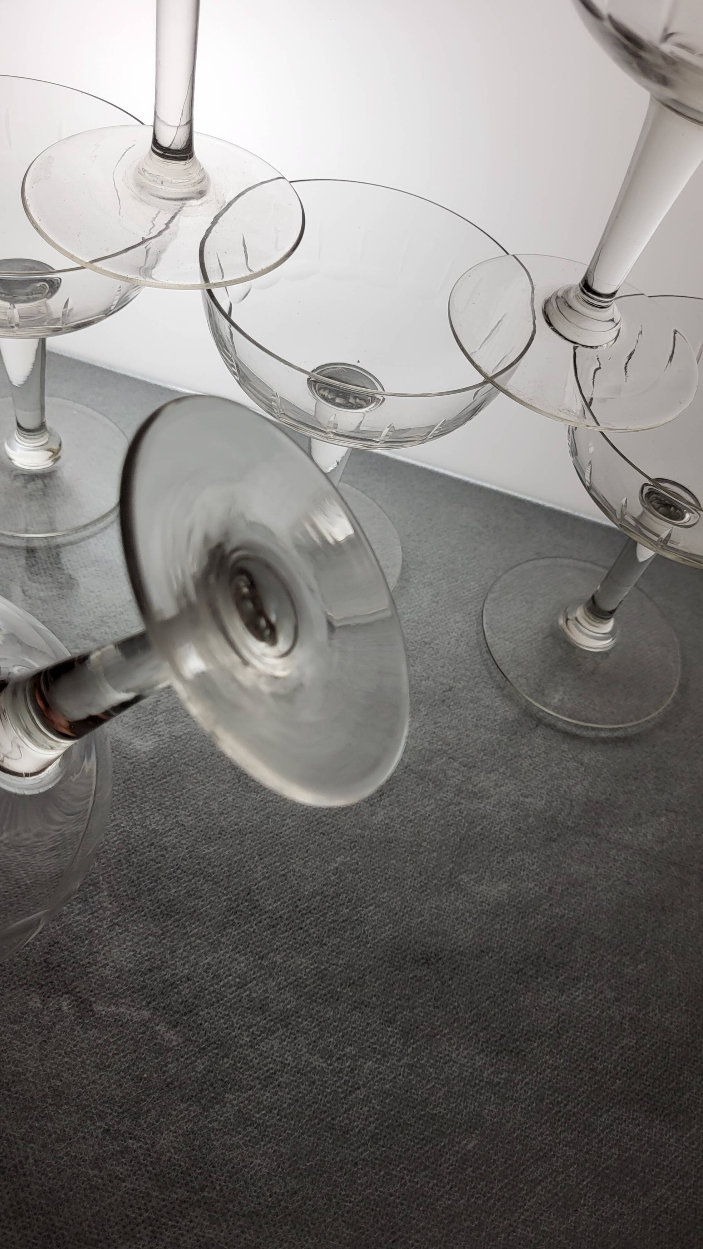 6 Vierzon Thouvenin champagne glasses