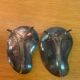 Pair of Danish candle holders 60s