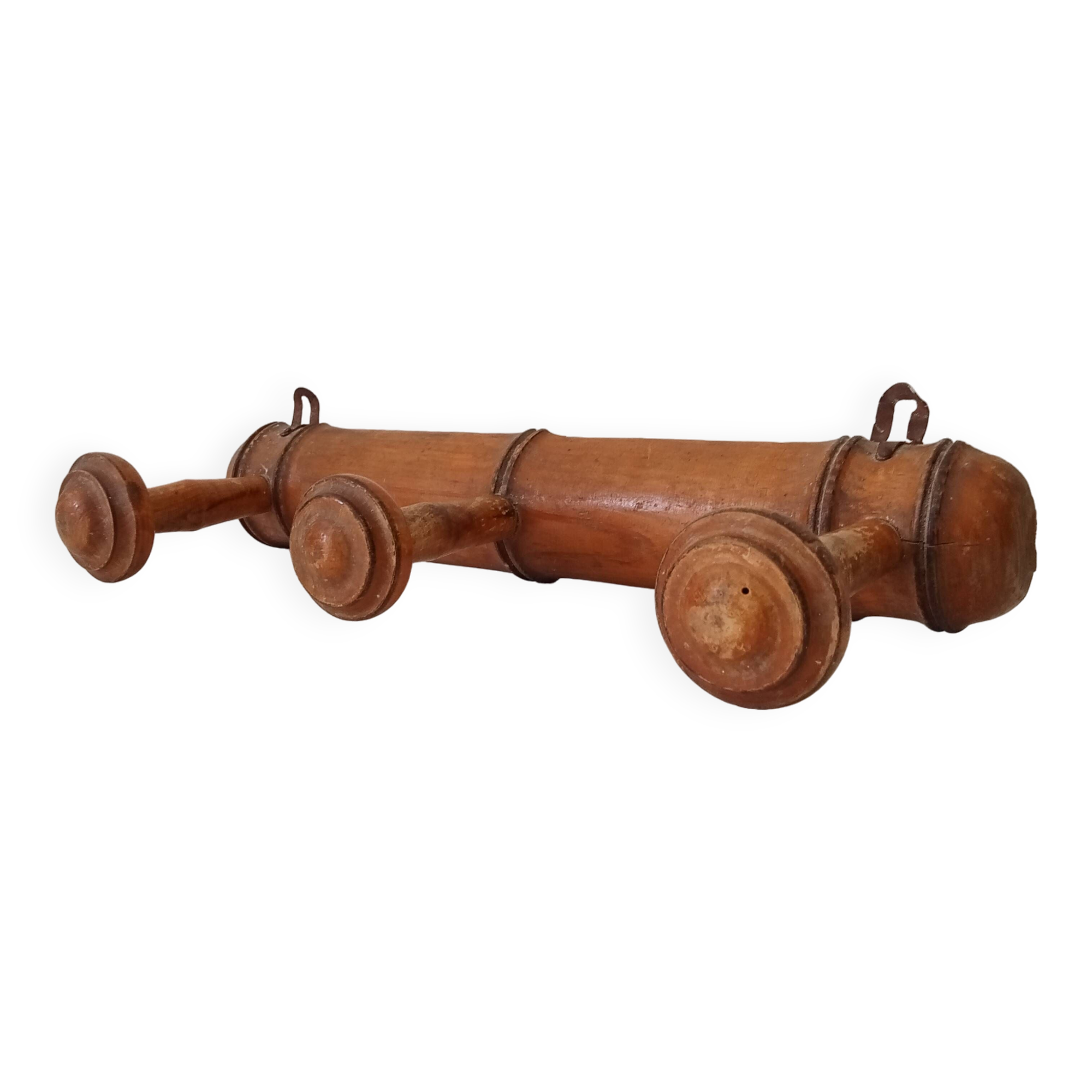 Vintage popular art coat rack from the 1950s