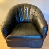 Black armchair