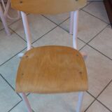 Desk with door satchel and chair