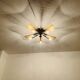 Golden Italian Flush Lamp