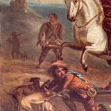 Attr. to Carel van Falens - Hunting scene, Flemish school