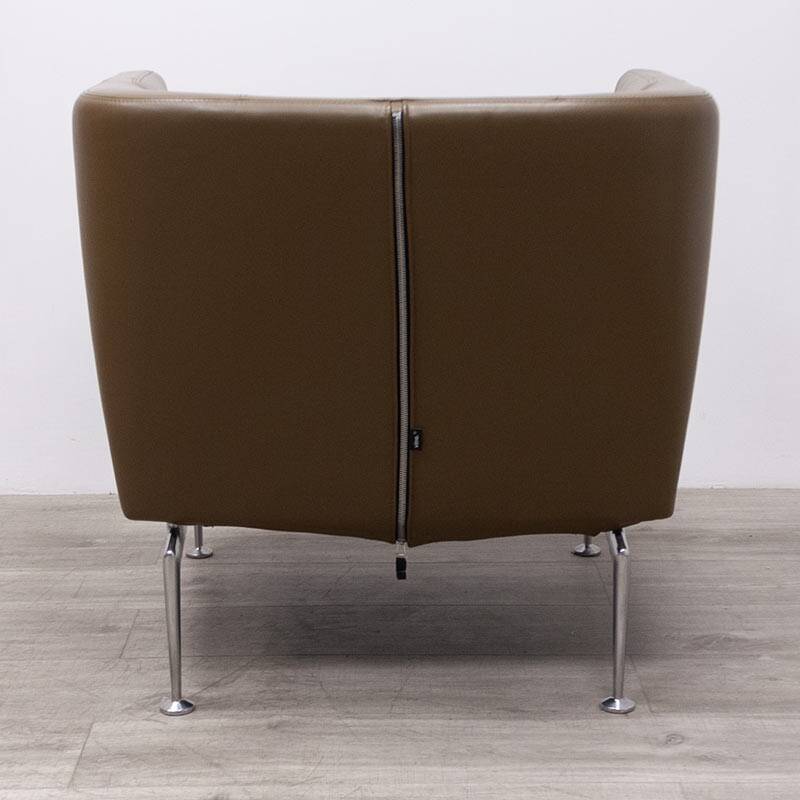 Vitra Suita Club Armchair Camel Leather Armchair
