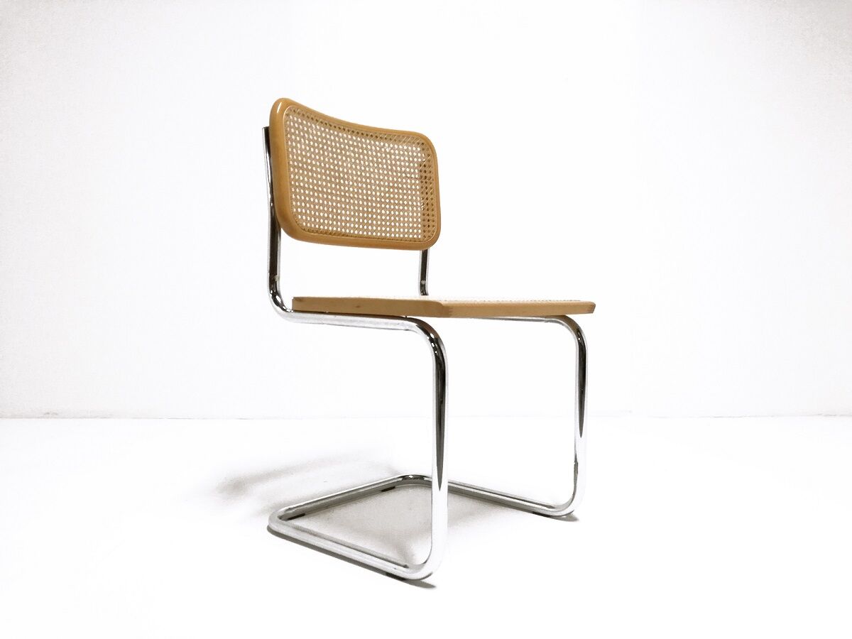 Suite de 4 chaises Cesca B32 Ed. Italienne c.1970