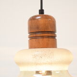 Mid-century Glass Pendant,1970's.