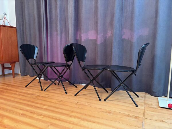 Set of four Sebastian chairs designed by Niels Gammelgaard, Ikea, Sweden, 1