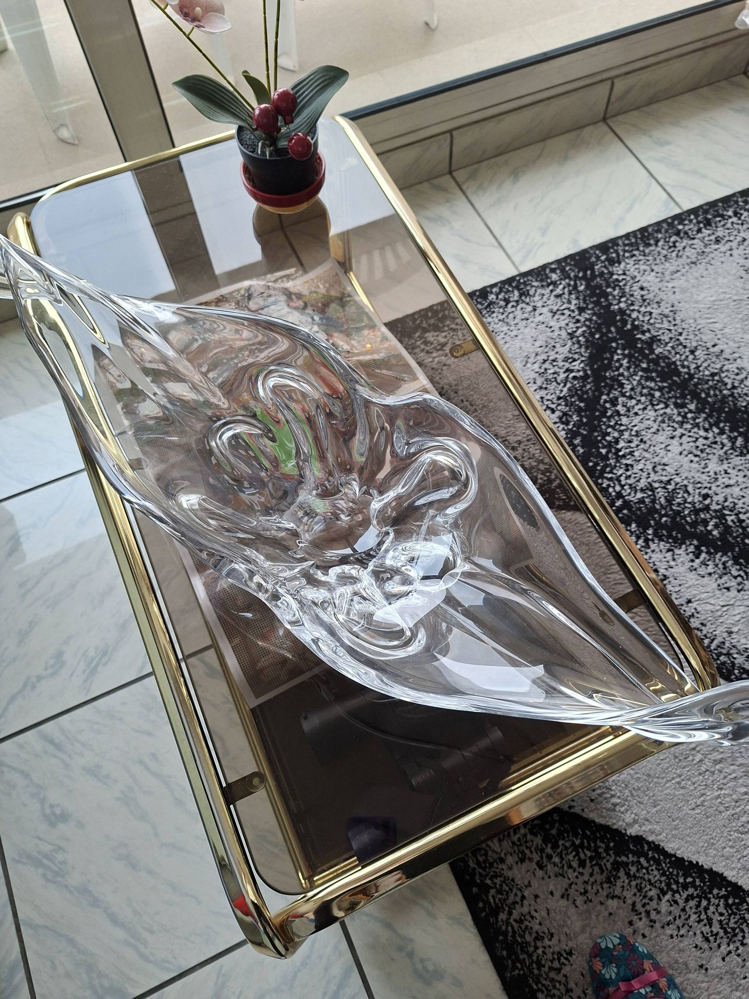 Coupe Centre table cristal