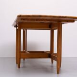 Eero Aarnio Solid Pine wood drop leaf dining table Laukaan Puu 1970s