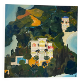 20th century villa landscape