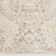 Distressed beige classic carpet 282x193cm