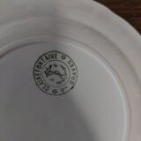 Dessert plates set of four Clairefontaine pear barbotine