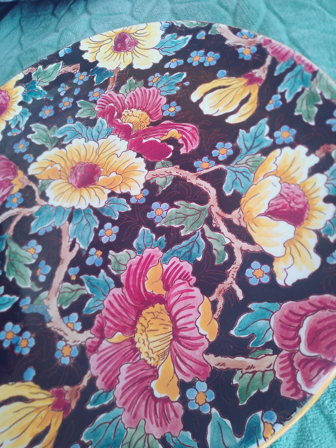 Plate 30.5 Gien 1965 rare very good condition