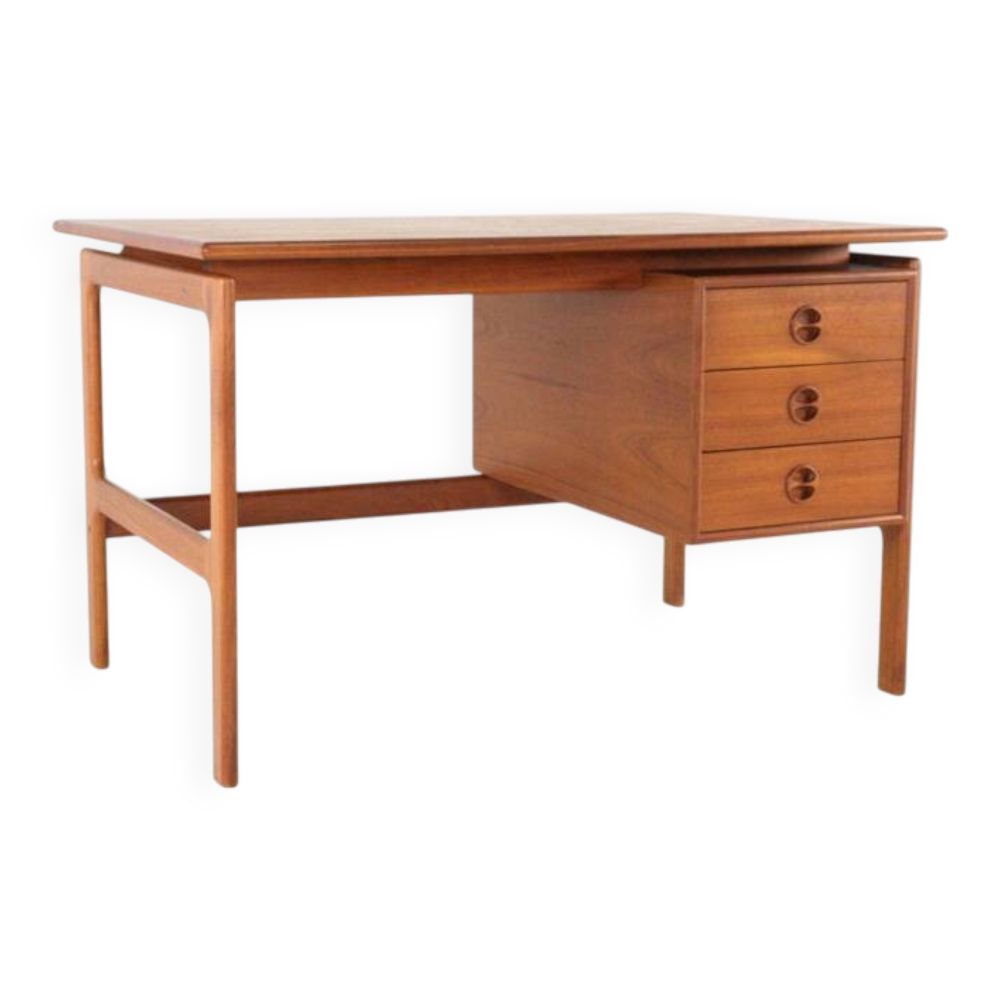 Bureau pour femme Gasvig / GV Møbler - design danois - teck - moderne du milieu du siècle