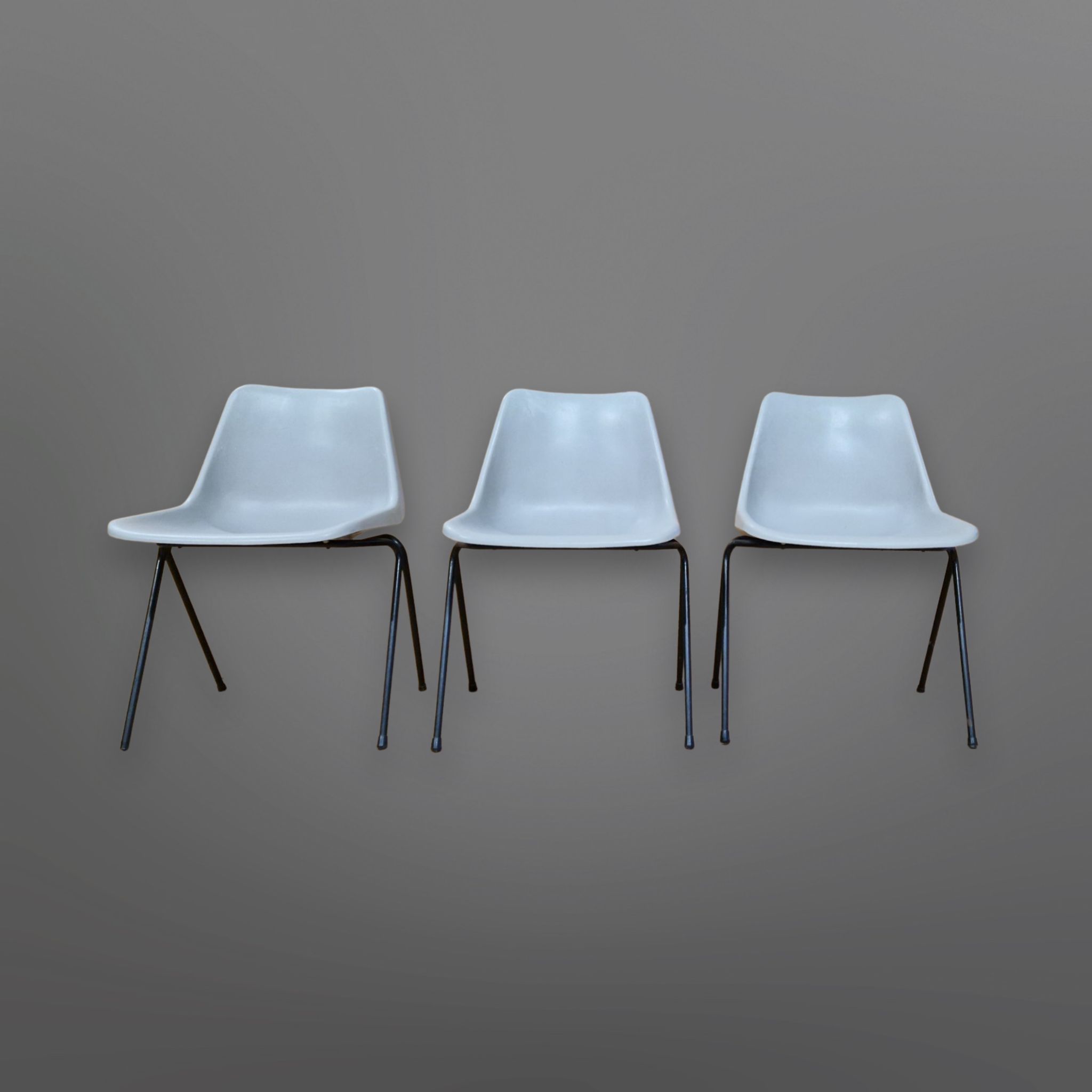 Polyprop stacking chairs by Robin Day for Tecno, Italy 1960s