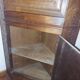Walnut corner cabinet (notch)