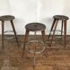 3 stools of bar design Jean Prouvé edition Vitra 2002