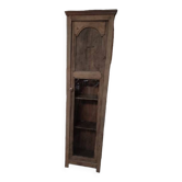 Solid wood display cabinet, glass door, air-gummed