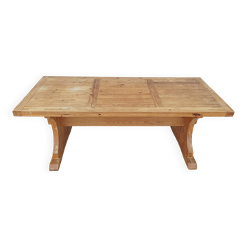 Solid pine farmhouse table