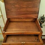 Meuble de métier écritoire en noyer XIXème