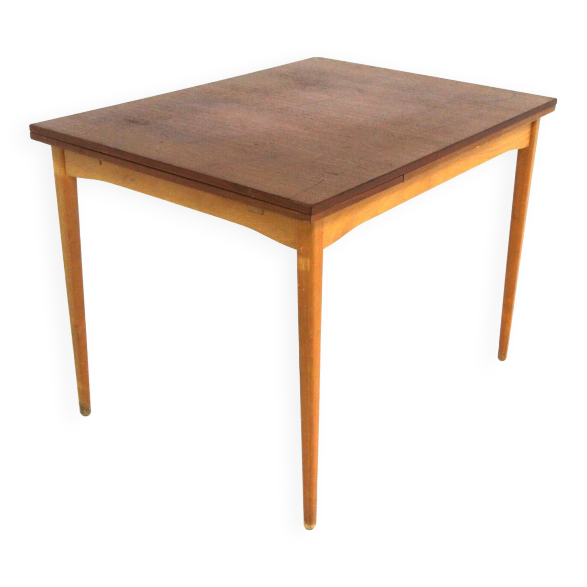 Teak “portfolio” dining room table, Sweden, 1960s
