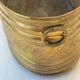 Copper centerpiece, art deco planter floral pattern