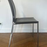 Set of 10 Lia Zanotta chairs