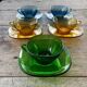5 vintage french/vereco coffee cups