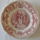 Lot 6 plates with dessert Gien "wedding in the countryside"