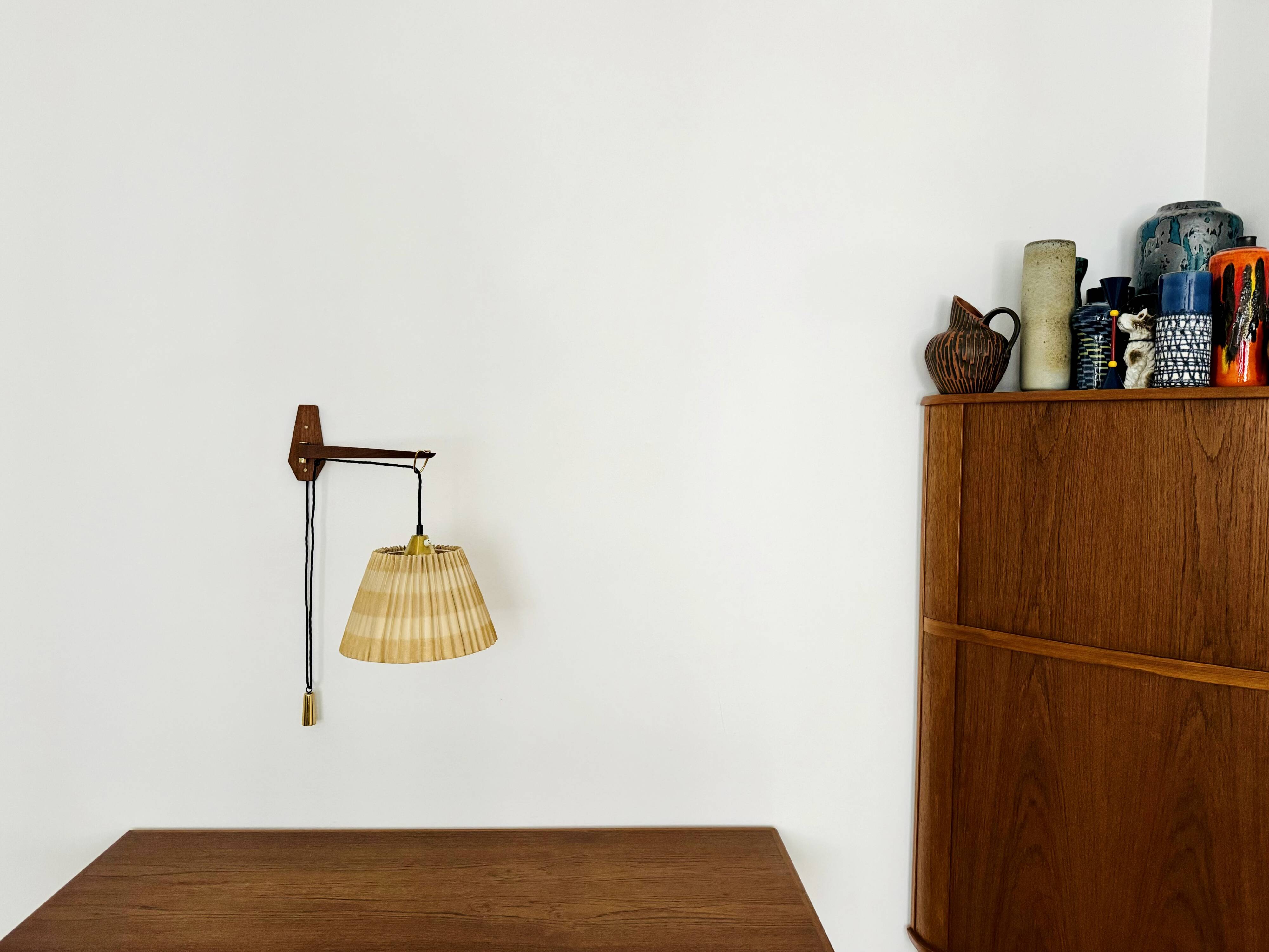 Adjustable Pleated Wall Lamp by Kaiser Leuchten