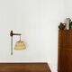 Adjustable Pleated Wall Lamp by Kaiser Leuchten