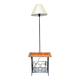 Lampadaire -table-porte revue en fer forgé