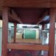 Teak table in Scandinavian style