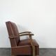 Vintage 50s leatherette armchair