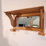 Vintage 1950s wall coat rack