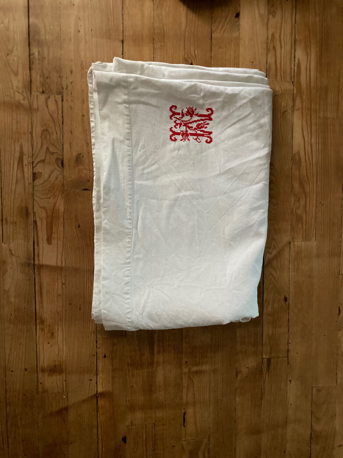 Linen sheet and old cotton