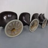 Orbit Chairs by Farner & Grunder for Herman Miller, 1970s, Set of 5
