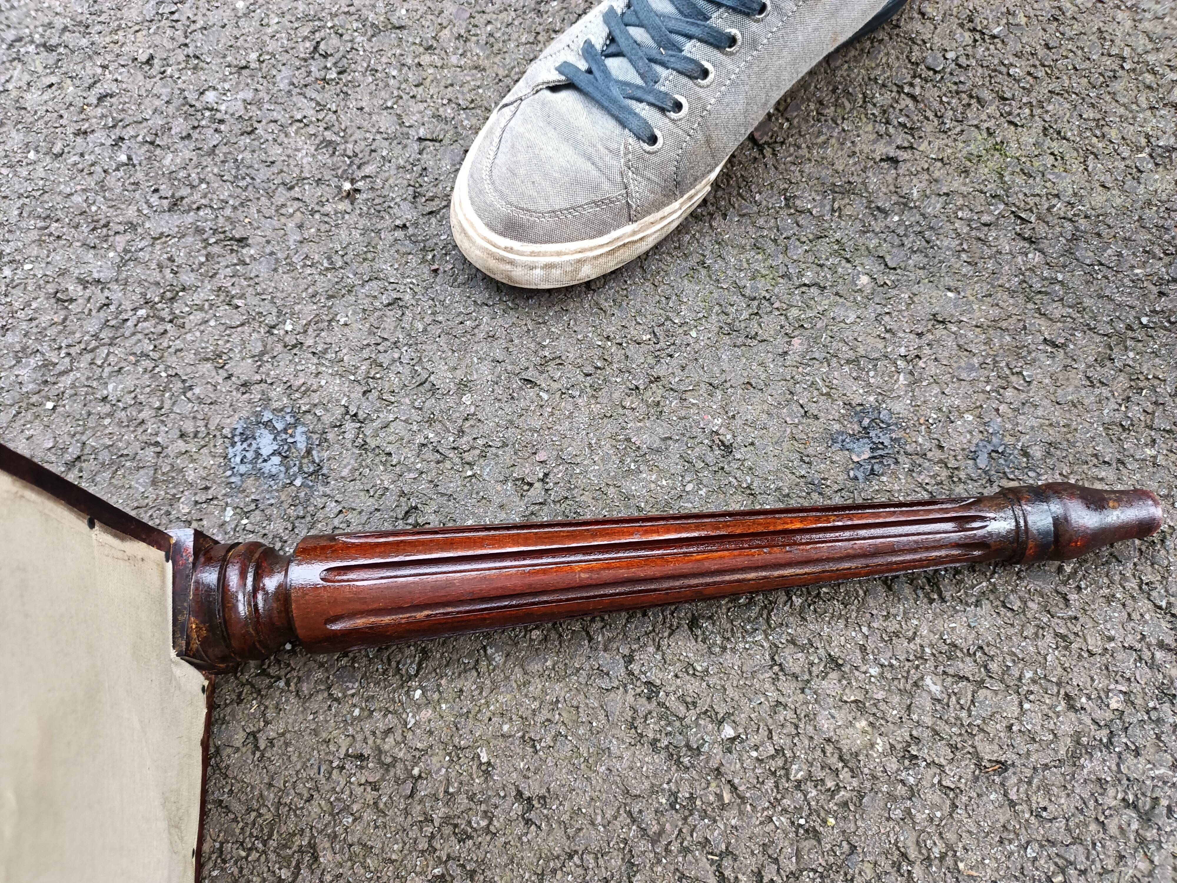 Pouf stool old Louis XVI style