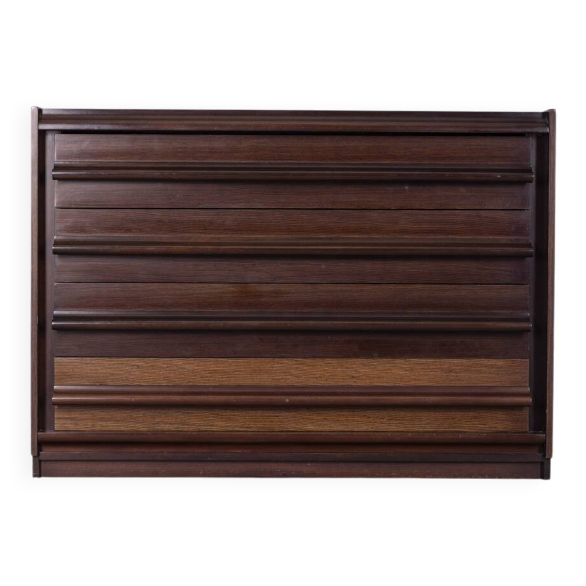 Vintage 1960s wooden chest of drawers with italian design