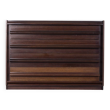 Vintage 1960s wooden chest of drawers with italian design