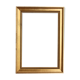 Carved and moulded gilded wood frame