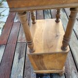 Walnut bedside table