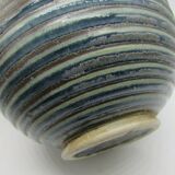 Vase grès émaillé vernissé non signé french glazed stoneware vase
