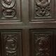 Storage cabinet has three doors Renaissance XX century style