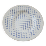 Set of two opaque porcelain soup plates
