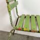 Chaise industrielle verte vintage, années 1960