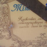 Jean Clemmer's old tripod bistro table in the 1950s/60s marine décor