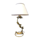 Lampe doré feuilles de chêne